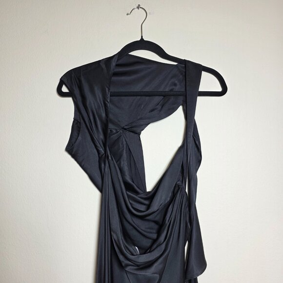 Shona Joy Agnes Draped Ruffle Maxi Dress Size 6 MSRP $360 - Picture 6 of 14